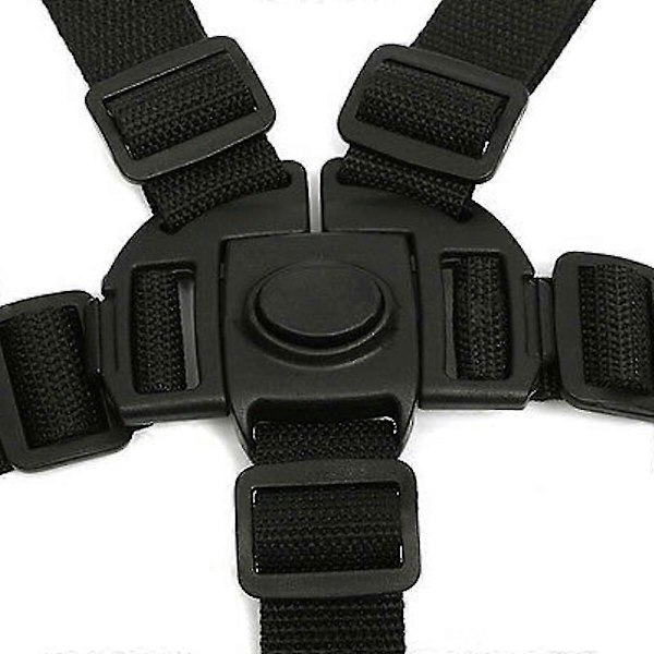 5 Point Child Safety Belt, Adjustable Rotating Hook Baby Safety Belt {DB}