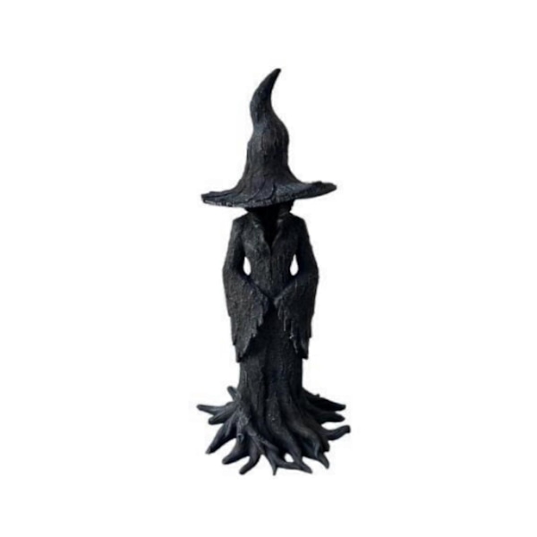 Cracker-Barrel Træ Heks Statue 2025 [DB] 30cm
