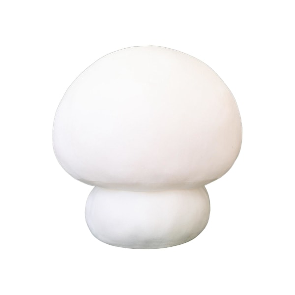 Suloinen sienipehmo Kawaii sienellä täytetyt eläintyynylahjat lapsille Sienityyny kodin sisustus [DB] white 9.06 inch