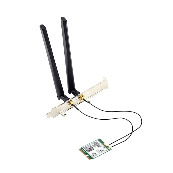 9560ngw Wifi Card With Antenna 1730mbps Wireless Ac 9560 2.4g+5g Bt 5.0 802.11ac M.2 Cnvi 9560ngw Wireless Adapter A