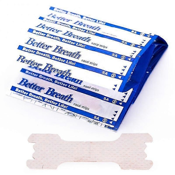 500 stk. Nesestrips Anti-Snorking Forbedre Pust Klistremerker Neseventilasjon Pads Stopp Snorking [DB] 300pcs