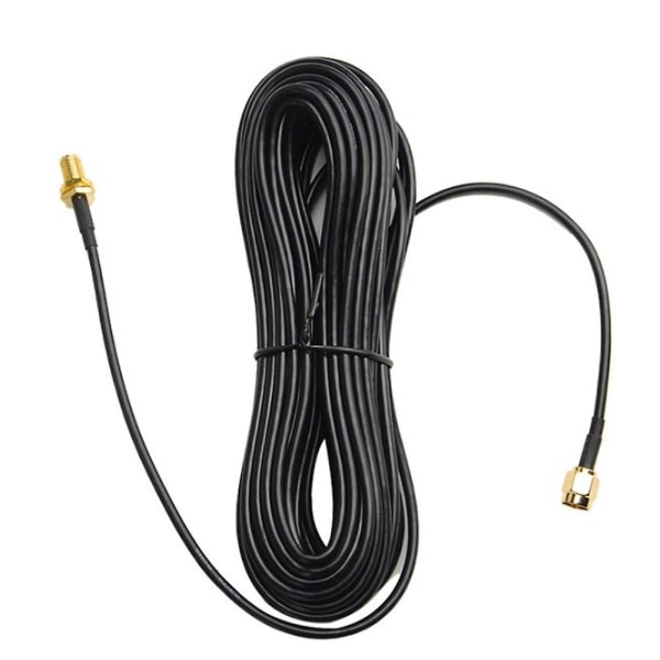 20m forlængerkabel Sma han til hun koaksial forlængerkabel Wifi router antenne antenne kobber P  [dB} Black