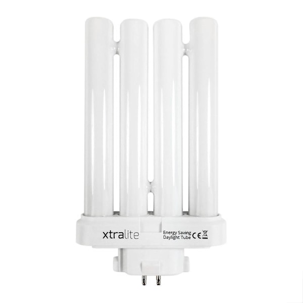 Xtralite 27w dagslys erstatningslyspære for leselamper med høy synlighet, 4-pin Gx10q-4 Quad Tube (6500k) [DB] Single Pack