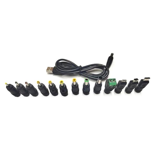 Universal Kobling 13 stk. Plugger Laptop USB DC5521 Strømforsyningsadaptere [DB]