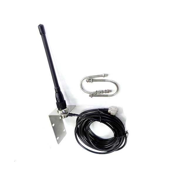Vhf Marine Antenn 156-163mhz Gummi Vattentät Mastantenn Med 5m Rg-58 Kabel För Båt Segelbåt Y [DB] As Shown