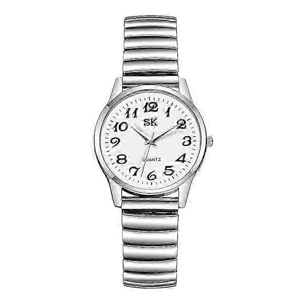 Herre Dame Armbåndsure Par Fleksibelt Stræk Bånd Quartz Ure [DB] Women