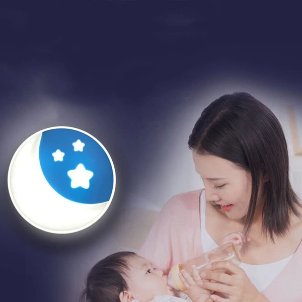 Baby Night Light Power Outlet [2-Pack], Twilight Sensor Small LED Kids Room Bedside Lamp