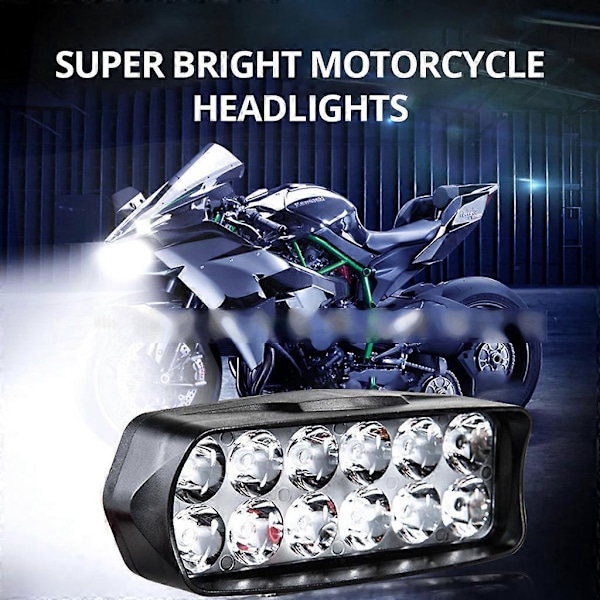 Auto Bil Lysmontering Motorsykkel LED Frontlys Spotlight Led Kjøre Tåkelys db 8LED