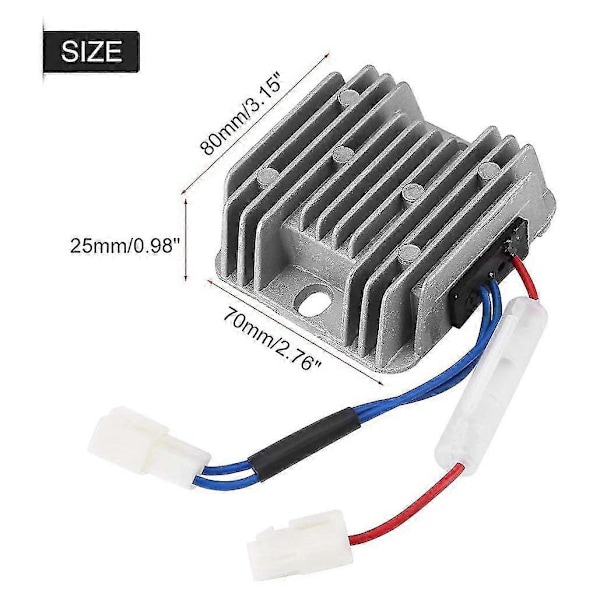 Spänningsregulator för motor 186f Dc12v Aluminium Spänningsregulator Avr För Kde3500 5000 6500 6700 Gener [DB]