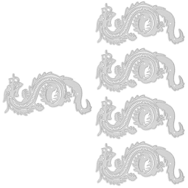 Metallskärform Drake DIY Skärformar för Pyssel 5-delars set[DB]