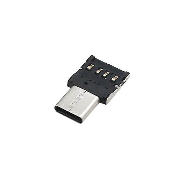 Mobiltelefon PC Nettbrett Type-C til USB OTG Adapter Konverter Kobling for MacBook JIKAIX [DB] A