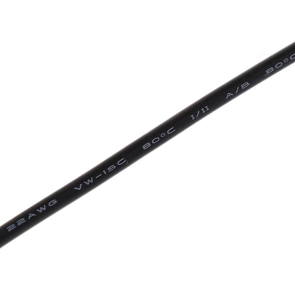 22AWG USB 2.0 A til 3 / 4-Pin PWM 5V USB Sleeved Blæser Strømadapter Kabel, [db] Black