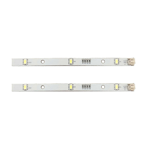 2x LED-nauhavalo Rongsheng Hisense Logik -jääkaappipakastimiin MDDZ-162A 1629348-ZY [DB]