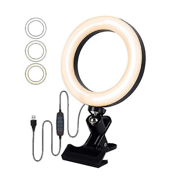 Videoneuvotteluvalaisinsarja 6' Kannettavan tietokoneen selfie-rengasvalo USB LED-rengasvalo db