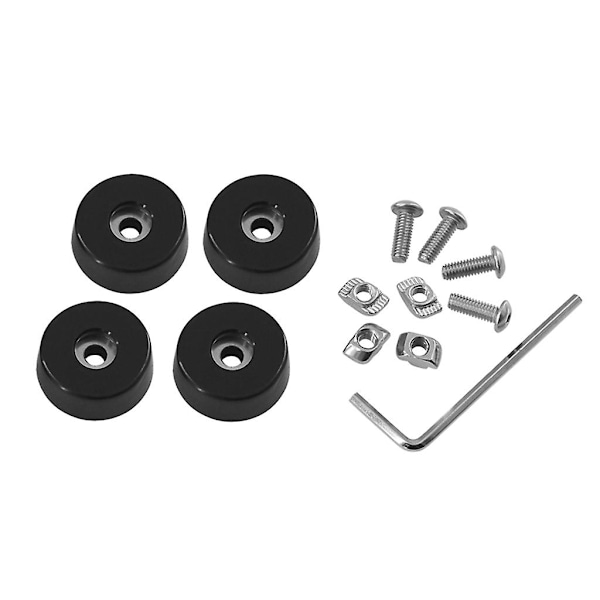 Gummifötter för Prusa I3 Mk3 3D-skrivare Antivibrationsfötter för 2020 2040 [DB]