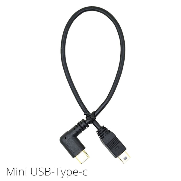 Mini-USB-C-kaapeli, vakaa datansiirto, nopea OTG-toiminto kameroille ja puhelimille, luotettava