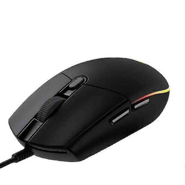 Kontorsmus med sladd Lämplig för G102 Andra generationens mus Internetkafé RGB Gamingmus Företagsmus med sladd [db]