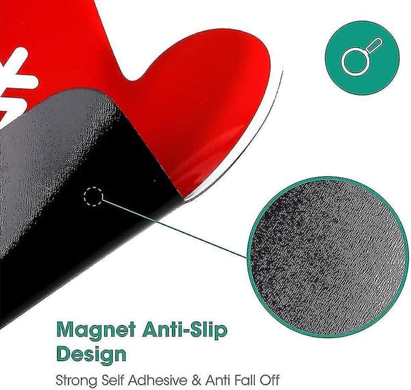 Snögubbe kylskåpsmagneter set om 16
