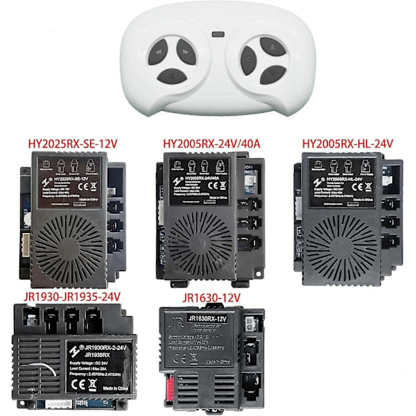SBSG JR1602FCC 2.4G Bluetooth Fjernbetjening til Power Wheels, JR1839FCC Hvid Fjernbetjeningssender til Elektrisk Bil Legetøjsbil JR1603, JR1810, db