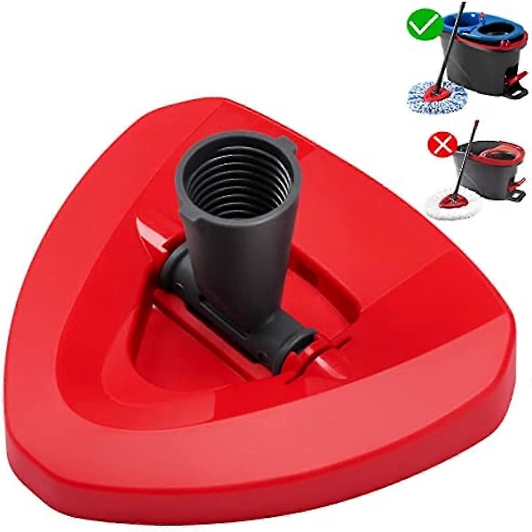 Spin Moppe Udskiftningsbase Kun Til Ocedar Rinseclean 2 Tank System Spin Moppe Hoveder Udskiftningsbase Til O Cedar Moppe Udskiftningshoved [db] Blue 6 Pack