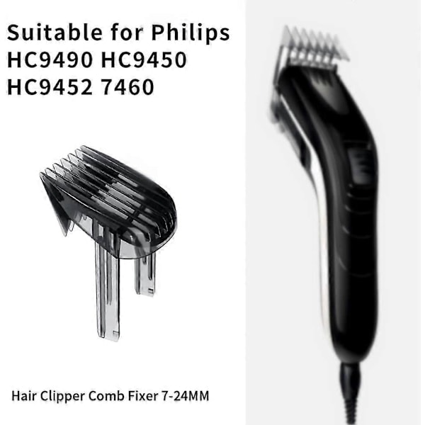 2 stk. Hårklippekam Kompatibel med Philips HC9450 HC9490 HC9452 HC7460, Justerbar 7-24 mm [db]
