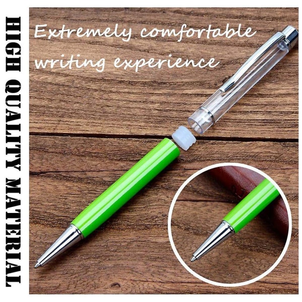 28-pakning fargerike tomme flytende DIY-penner, bygg dine favoritt flytende sandpenner forsyninger for