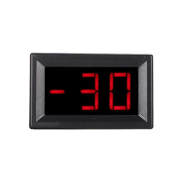 XH-B310 Industrielt digitalt termometer 12V temperaturmåler K-type M6 termoelement tester -30~800 termograf høj nøjagtighed med LED-display  [dB} Red