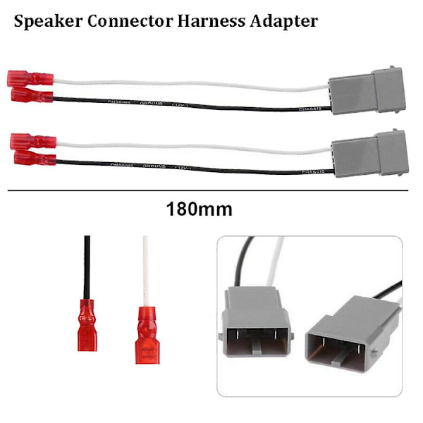 72-7800 Bilhøjttaler Stikadapter Til Accord Tl Og Mere [DB] black  white