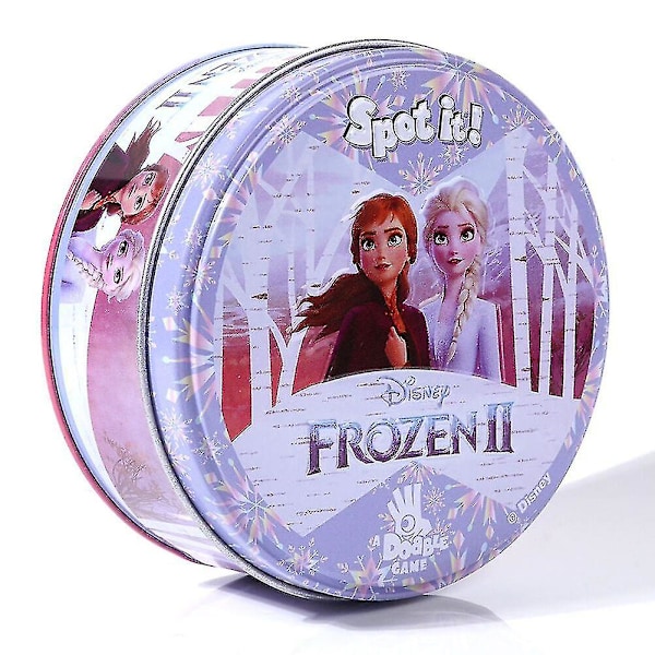 Cartoon Spot It Matchande Kortspel Logiskt Resonemang Övning Brädspel Present Till Barnens Dag {db} Frozen 2