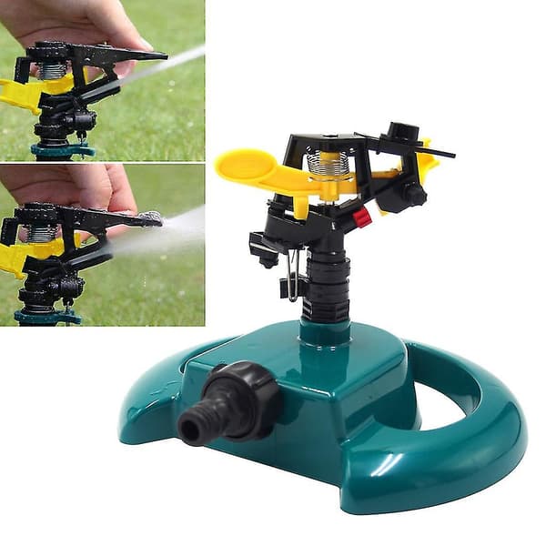 Roterande impulssprinkler Trädgård Gräsplan Vattenspridningssystem Vattenslang Spray