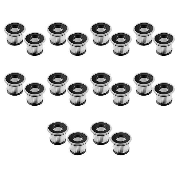 Filter till Deerma Cm300s Cm400 Cm500 Cm800 Dammsugare Delar, Ersättningsfilter, 20st [DB] Blackwhite