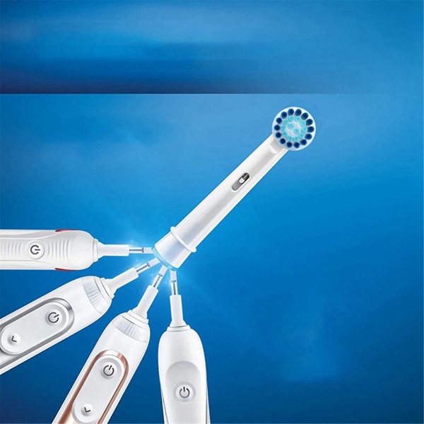 10 stk For Brecision Rengjøring Tannbørster Med Erstatningsbørstehoder Rengjøring av tanntråd