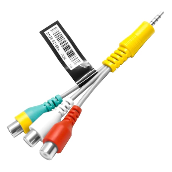 Video AV-komponent adapterkabel til Samsung TV - RCA til AV-indgangsadapter [DB]