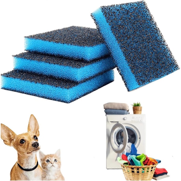 4-10 st Husdjurshårborttagare för tvätt, återanvändbar husdjurshårfångare för tvättmaskin, husdjurshårssamlare för tvättmaskin och torktumlare hund- och katthår Rem [DB] 6pcs