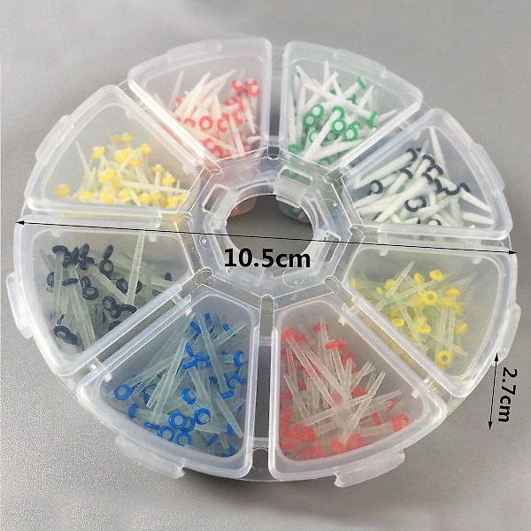 1.2/1.4/1.6/1.8mm Kvarts Tenner Restaurerende Dental Fiber Post Kit Dental Fiber Post Glass Kvarts Tee [DB] multicolor