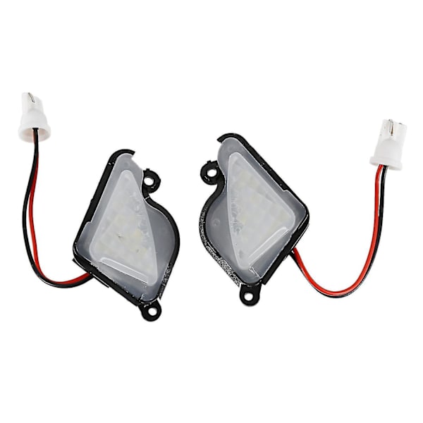 2x 6500k Vit LED Under Side Mirror Light Puddle Lamp Kompatibel med Skoda Octavia Mk3 5e 2012-201 Db