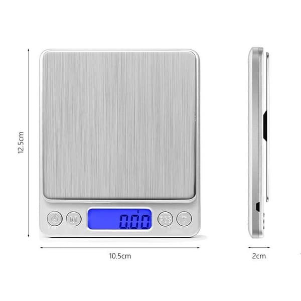 Mini LCD digital köksvåg, hög precision - 0,01g, 500g[DB]