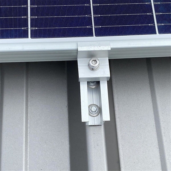 Aurinkopaneelin säädettävä kannatinkiinnike Pv-kiinnityskiinnike Aurinkopaneelin päätypuristin 35 mm aurinkoenergian kiinnittämiseen