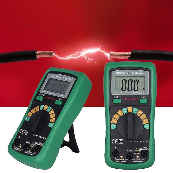 2000uF kapacitiv automatisk digital multimeter