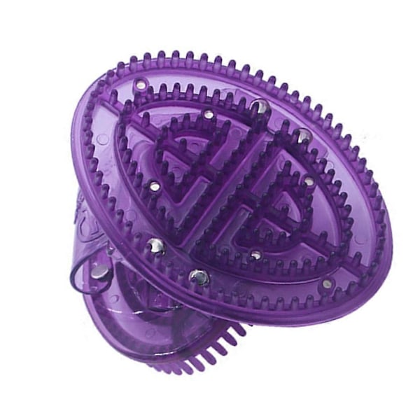Mjuk Cellulit Kroppsmassage Borste Handske Anti Cellulit Bantning Avslappnande Skrubb [DB] Purple