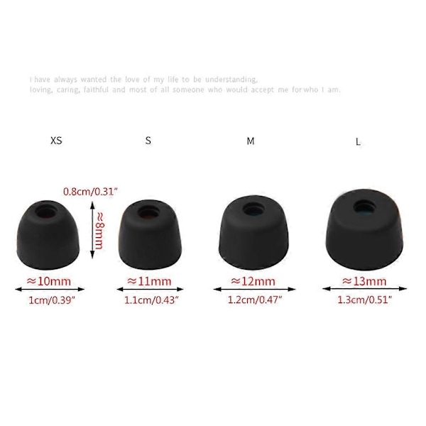 Bløde Silikonørepropper til WF 1000XM5 Antislip Bløde Ørepropper Ørepropper Dæk [DB] Black