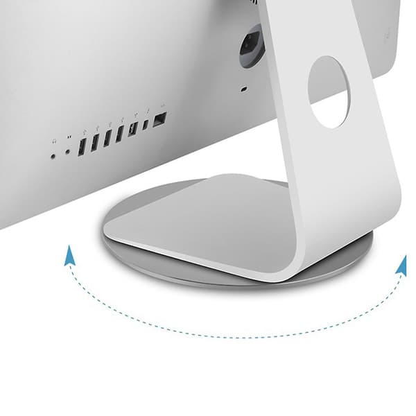 360 Graders Rotationsbart Stativ för Bärbar Dator Tungt Svängbart Laptopställ {Db} Silver