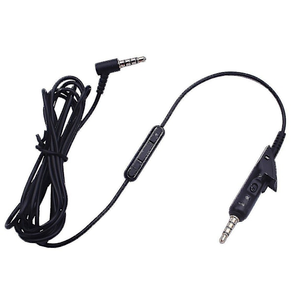 Til Bose Quietcomfort 15/qc15 Qc2 Hovedtelefonkabel Lydkabel Kabel Dobbelt 3.5mm Aux Kabel (Størrelse: Med Knapper) db