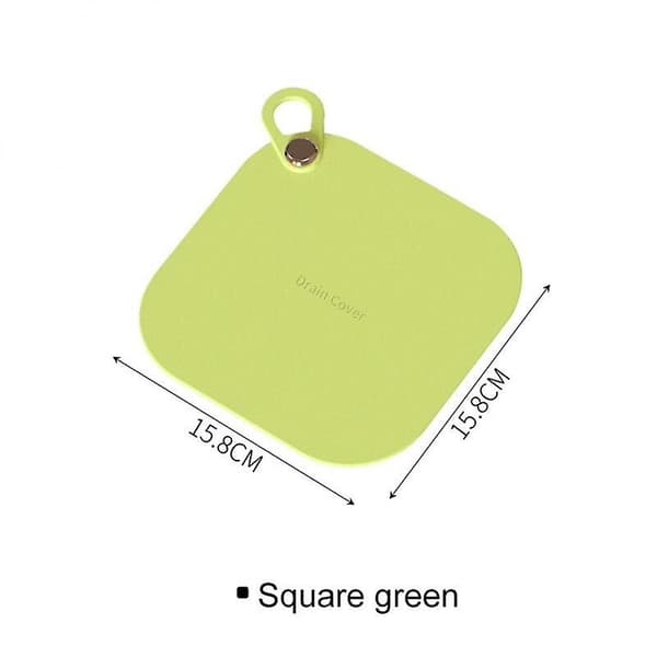 Silikon Golvavlopp Anti-lukt Lock  [dB} green square