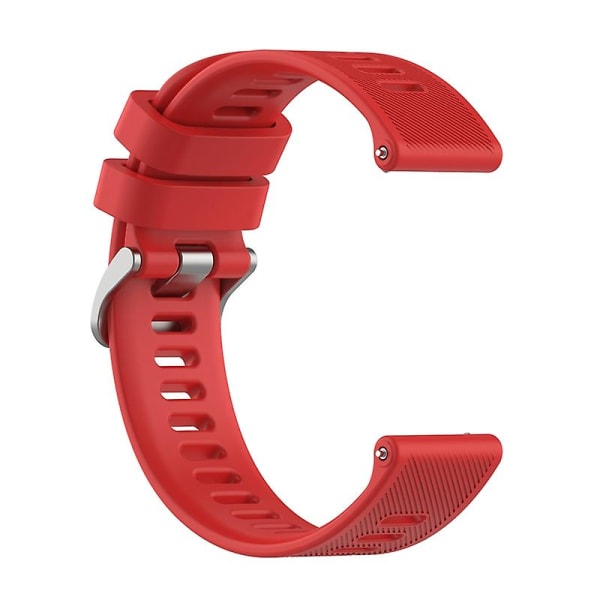 20mm klockarmband vattentät enkel installation andningsbar utbytbar sport armband kompatibel Garmin kompatibelerunner158/55 Red