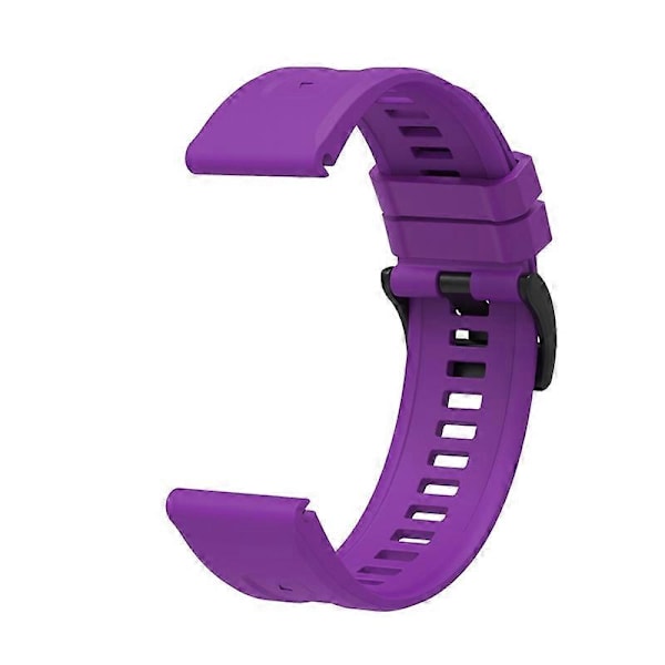 Type O Silikoninen kellon ranneke Garmin Fenix 7X -kelloon, 26 mm, pikalukitus, metallisolki, vaihto [db] Multicolor Style O