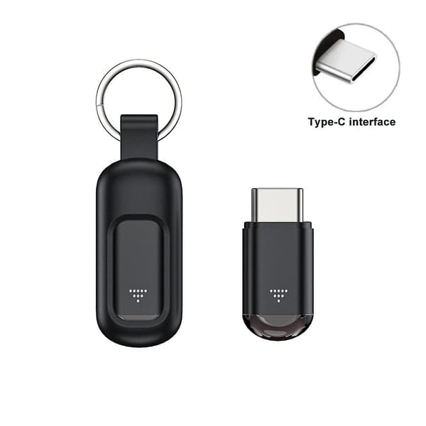 Bærbar Otg Smarttelefon Ir Infrarød Fjernkontroll Adapter For Ios Android [DB] TypeC  Black