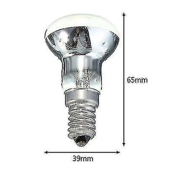 Lava Lampor Glödlampor, 5 st, R39 E14 Liten Edison Skruvlock, Spotlight Halogen Ljuskälla 40w Varm Vit 3000k  (xq) -gt  [dB}