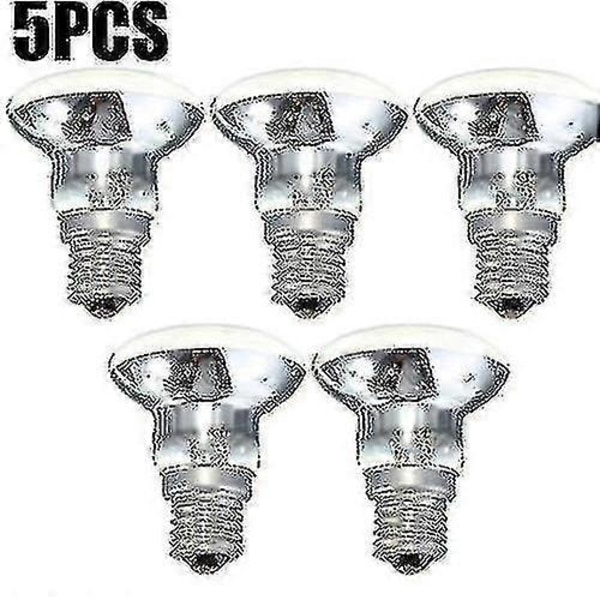 5 st. Ersättningslampor för lavalampa E14 R39 30W spotlight skruvlampa DB