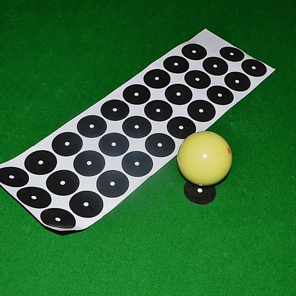 96 stk. Poolbord Markeringspletter Poolbord Markeringspletter Markering Billiard Punkt Sticker [DB] British